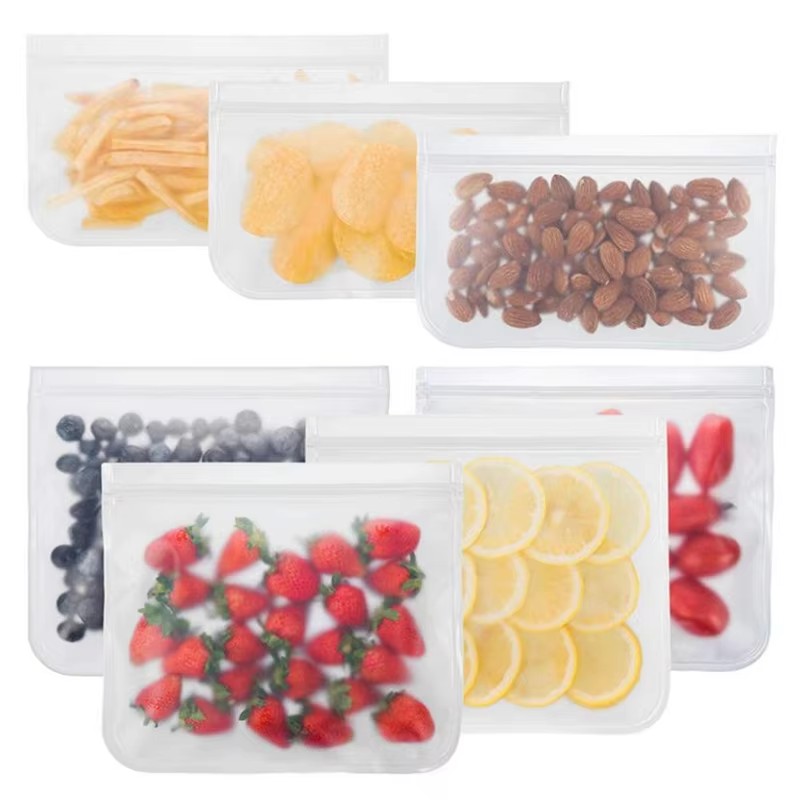 Food Storage Silicone Bags - Contenants de stockage alimentaire en silicone,