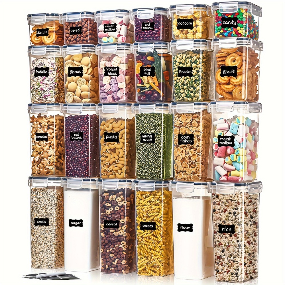 Food Storage Warehouse - 24 pièces de contenants de stockage