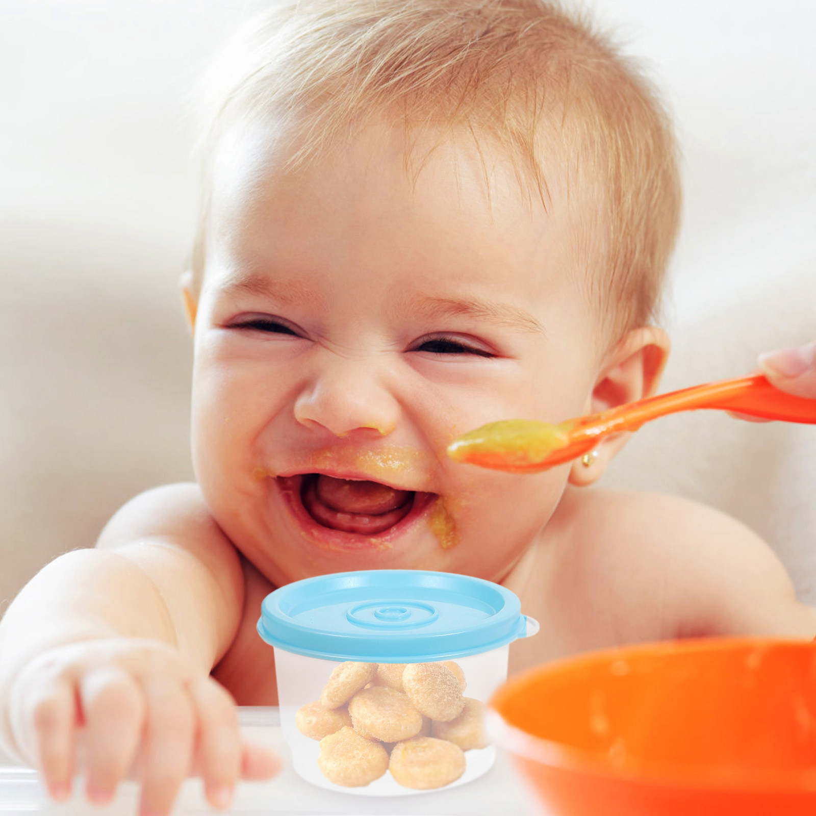 Food Storage Non Toxic - Conteneurs de rangement compacts, non toxiques,