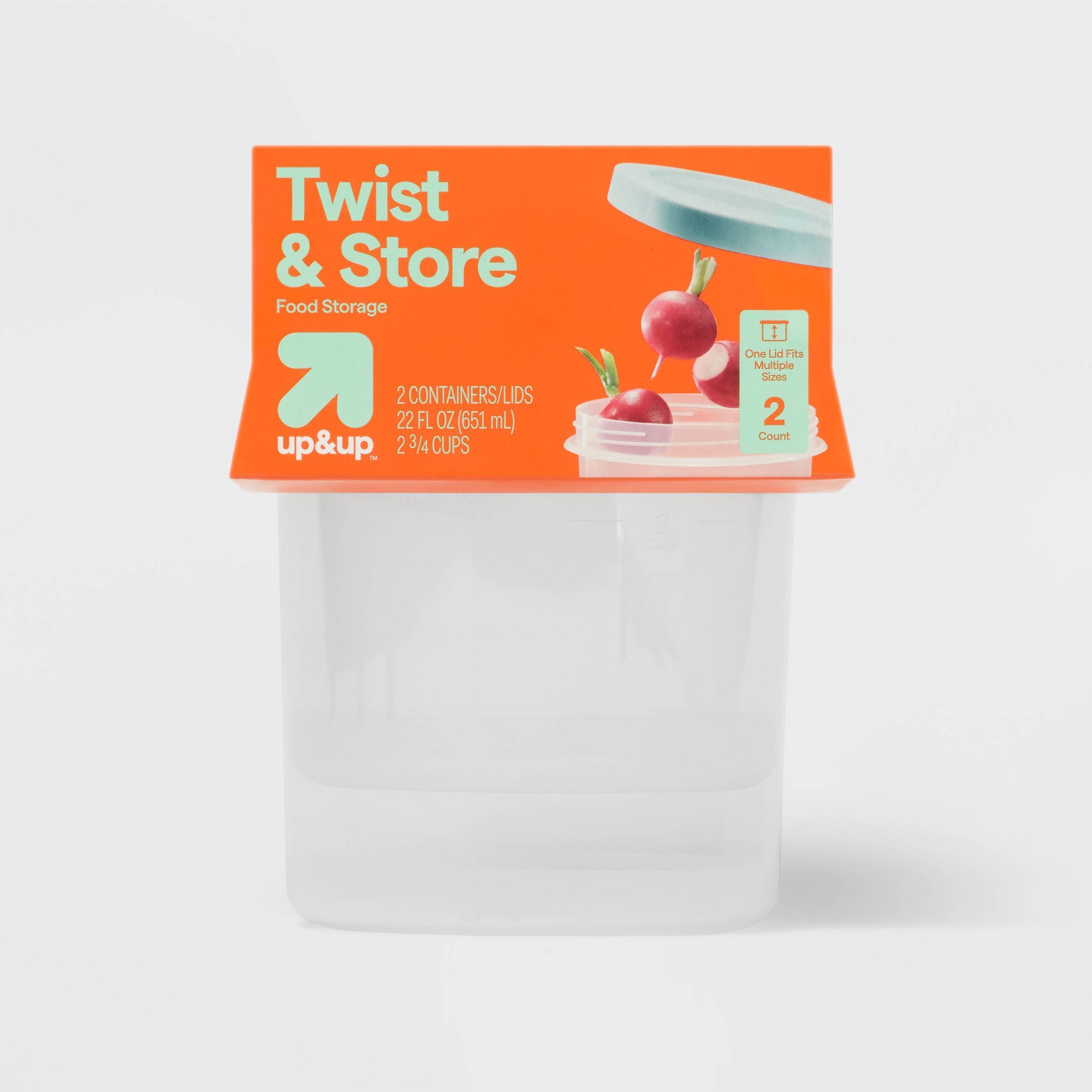 Food Storage Large - Contenants de stockage alimentaire ronds de