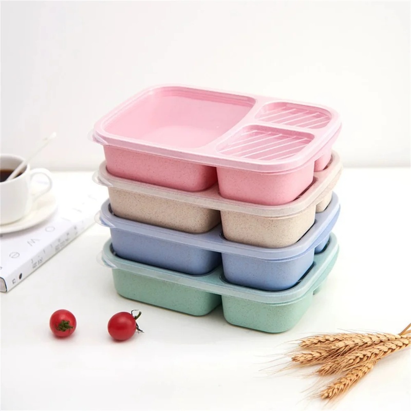 Food Storage With Compartments - Lot de 1 à 3 boîtes