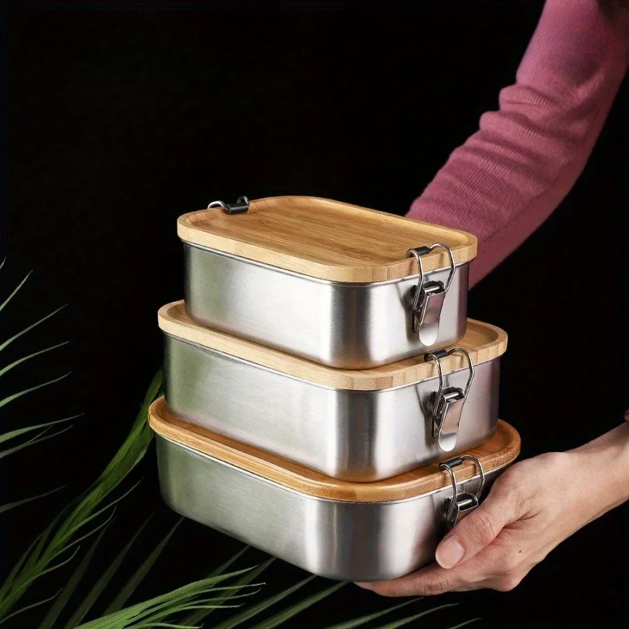 Food Storage Bins - Nouvelle boîte à déjeuner avec couvercle