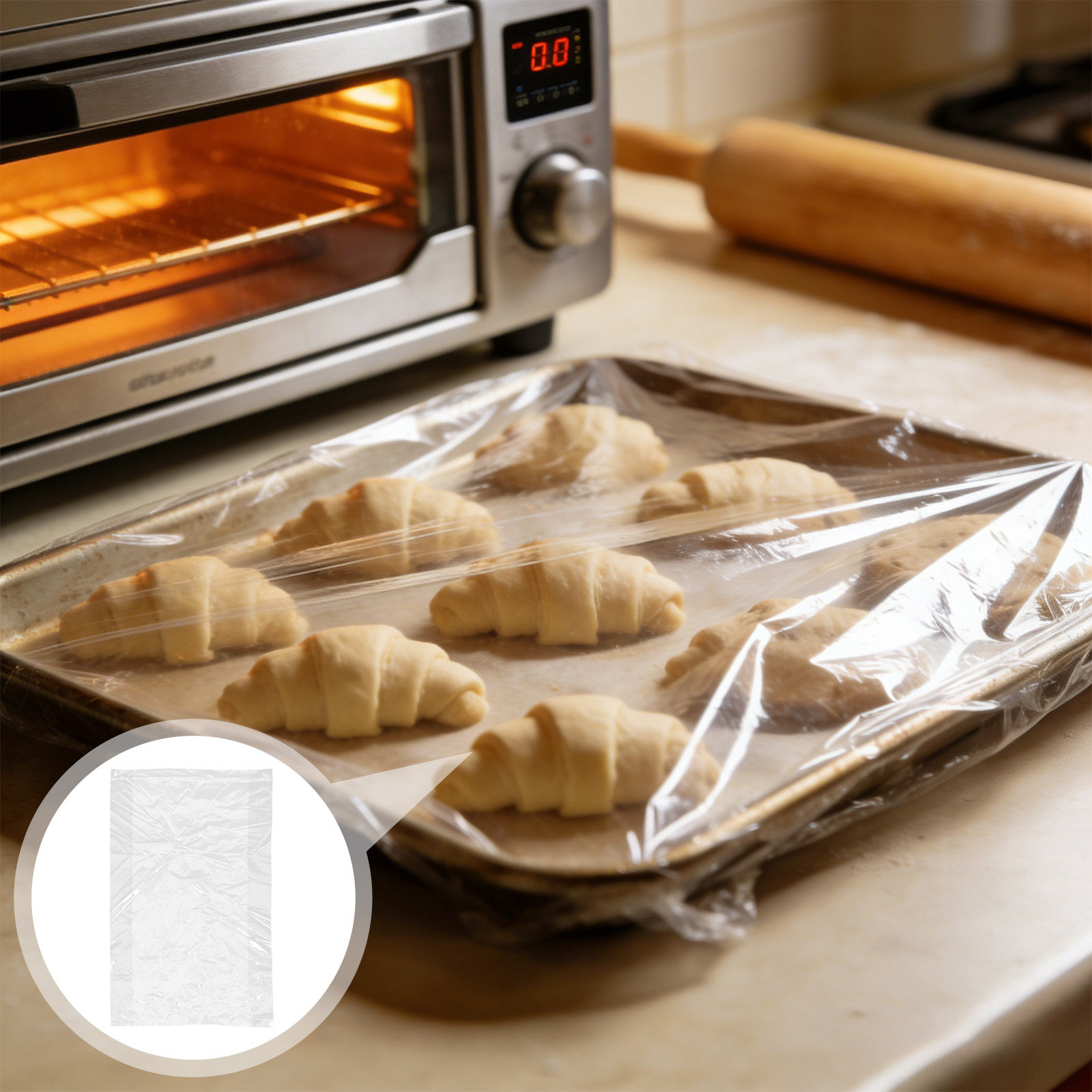 Food Storage For Long Term - 100 pièces de films alimentaires réutilisables,