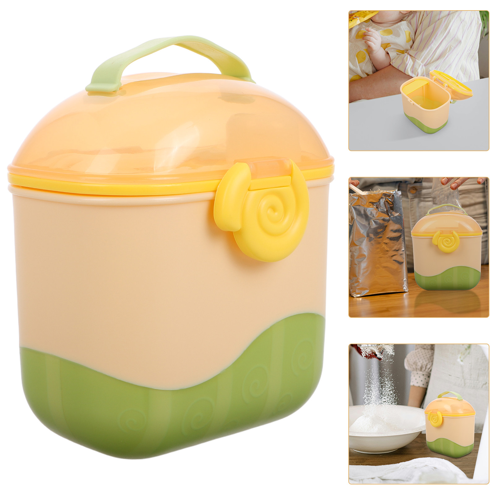 Food Storage Baby - Distributeur de lait en poudre multi-compartiments