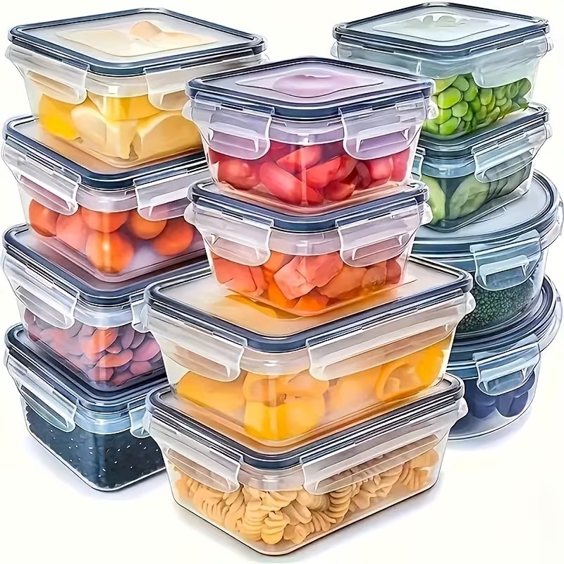 Food Storage Warehouse - Contenants de stockage alimentaire transparents en