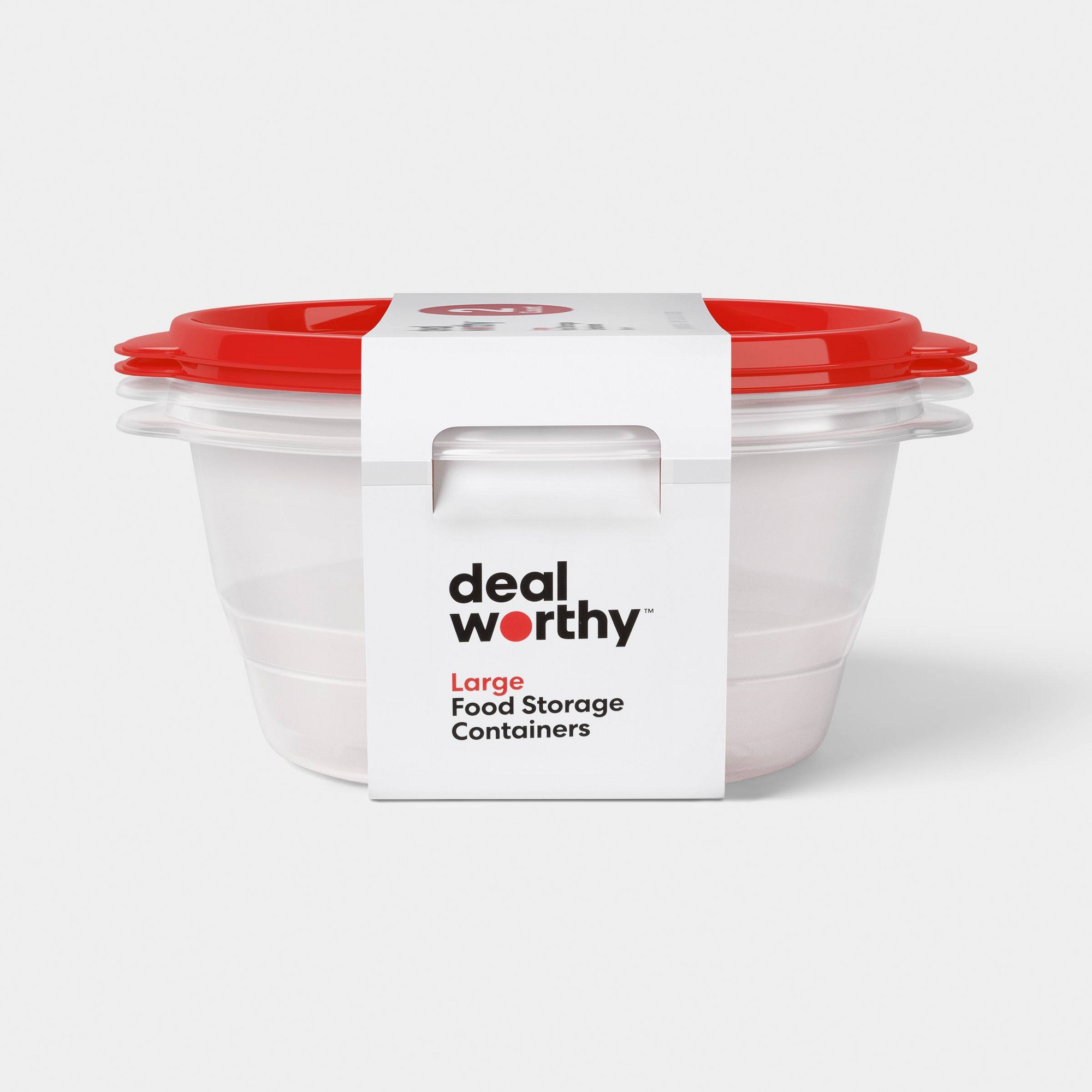Food Storage Large - Contenants de stockage alimentaire ronds de