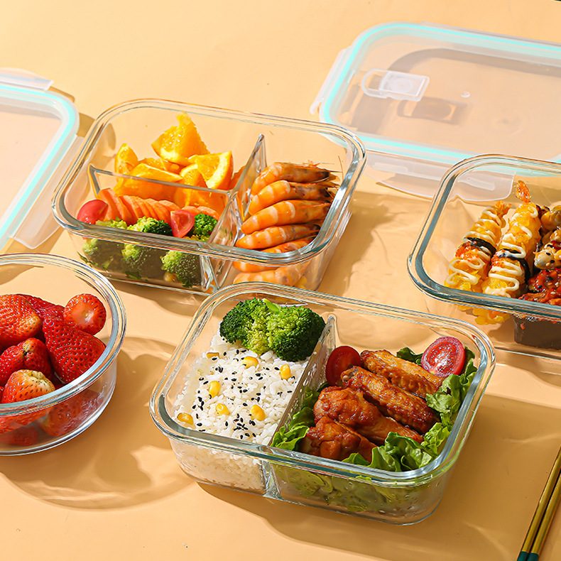 Food Storage Bins - Boîte de conservation en verre borosilicate