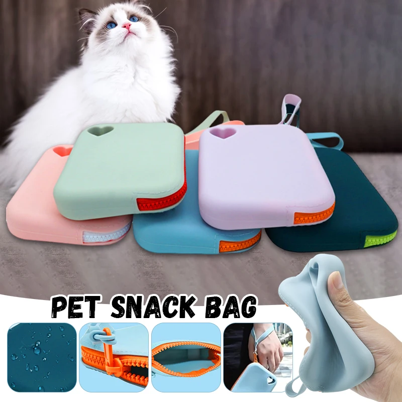 Food Storage Silicone Bags - Sac à friandises pour chien en
