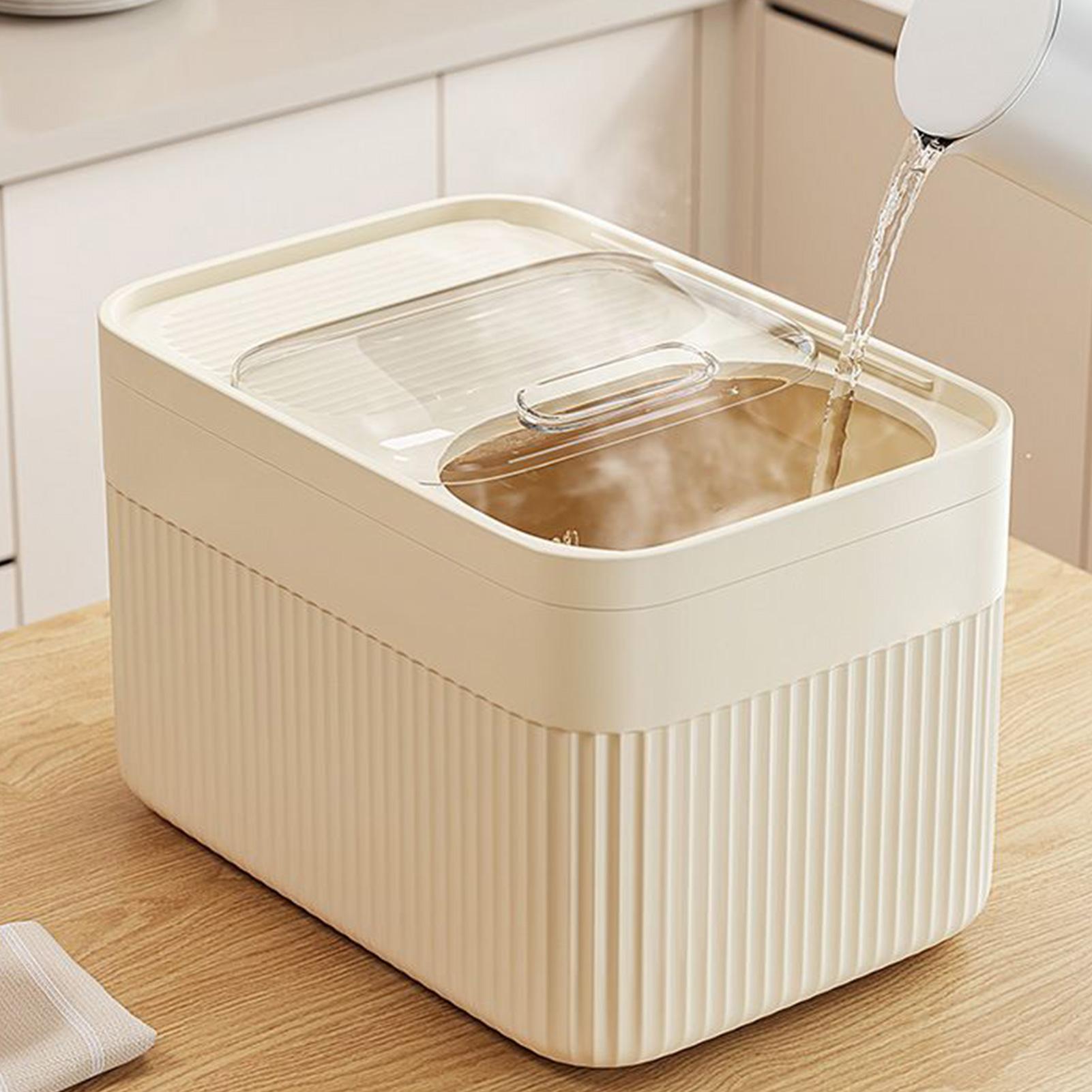 Xxl Food Storage Container - Conteneur de stockage de riz, compatible