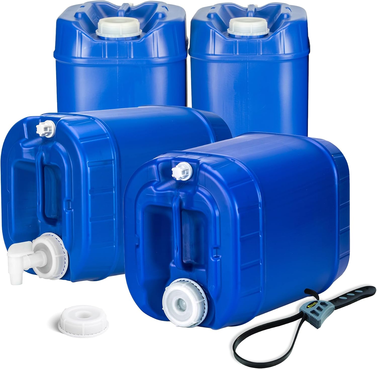 Food Storage Emergency - Conteneurs empilables de stockage d'eau d'urgence,
