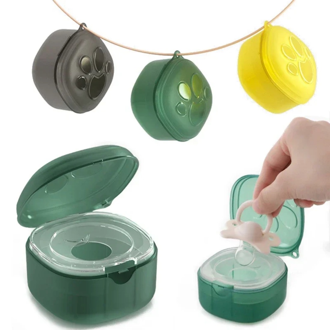 Food Storage Baby - Boîte à sucette en Silicone de
