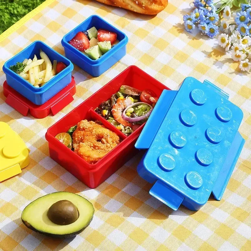 Food Storage Building - Boîte à lunch portable scellée, motif