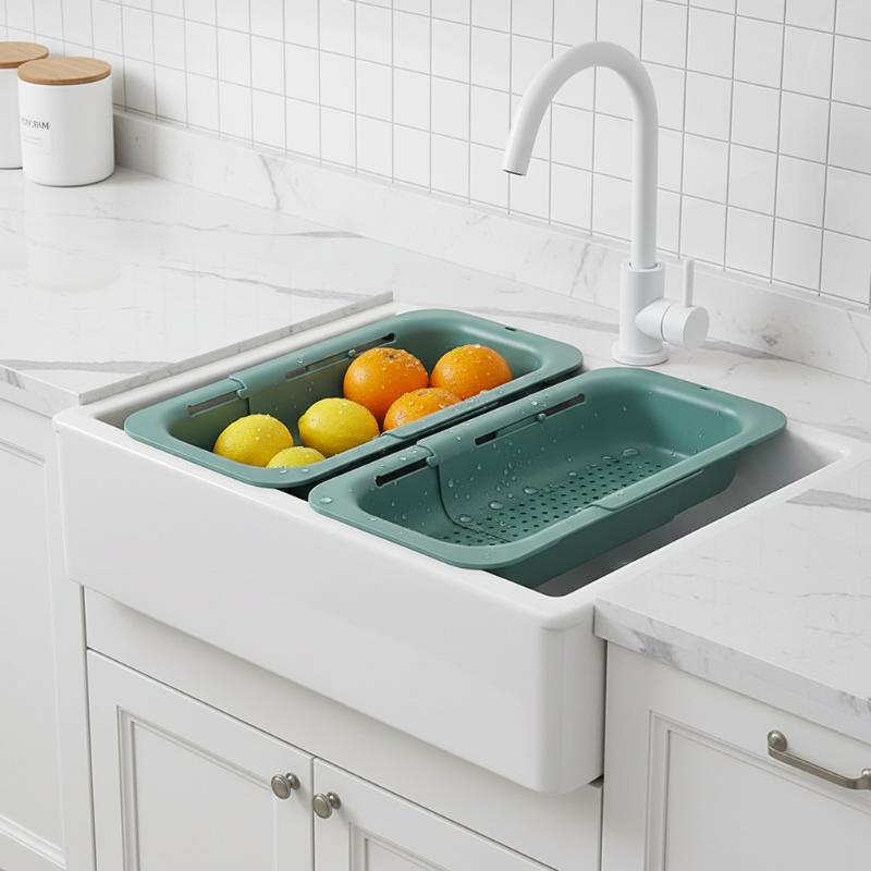 Food Storage Non Toxic - Panier de vidange télescopique, panier de