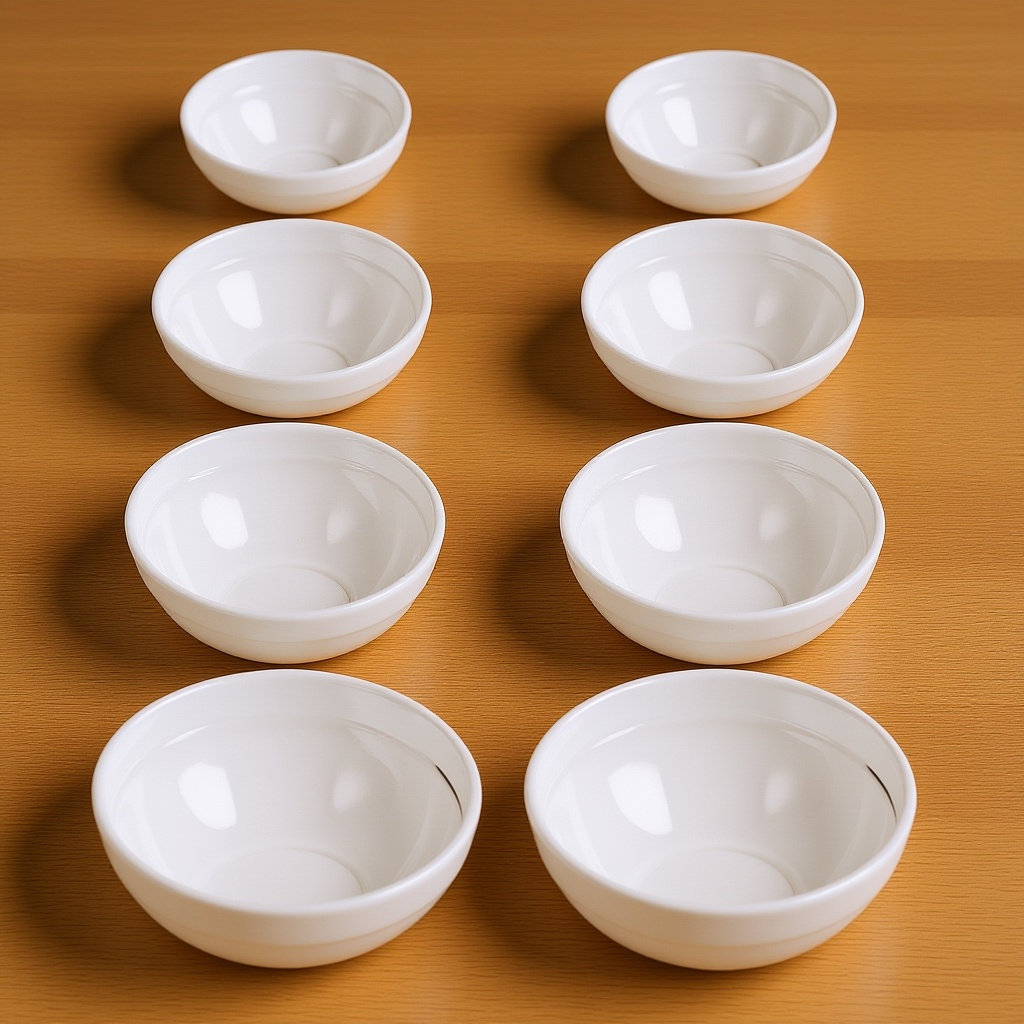 Food Storage Non Toxic - Ensemble de 8 bols en acrylique