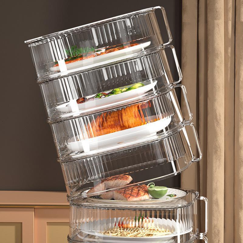 Food Storage Non Toxic - Support de rangement empilable transparent, résistant