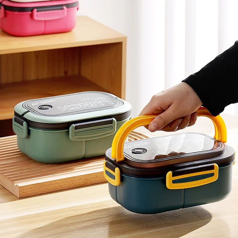 Food Storage With Compartments - Boîte à lunch isotherme double compartiment