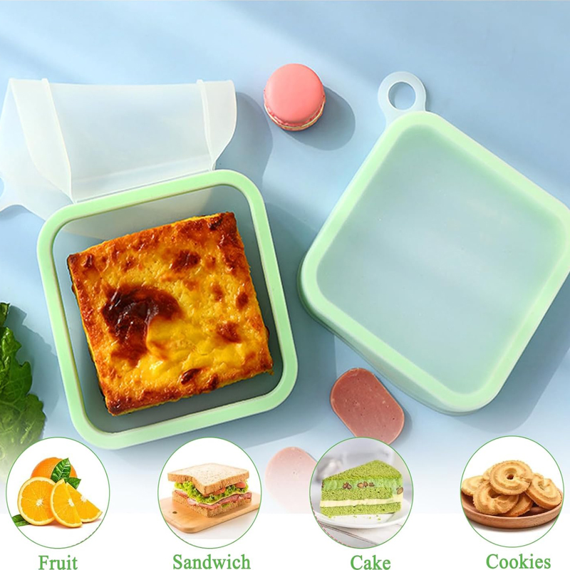 Food Storage Silicone Bags - Boîte à Bento à Sandwich en