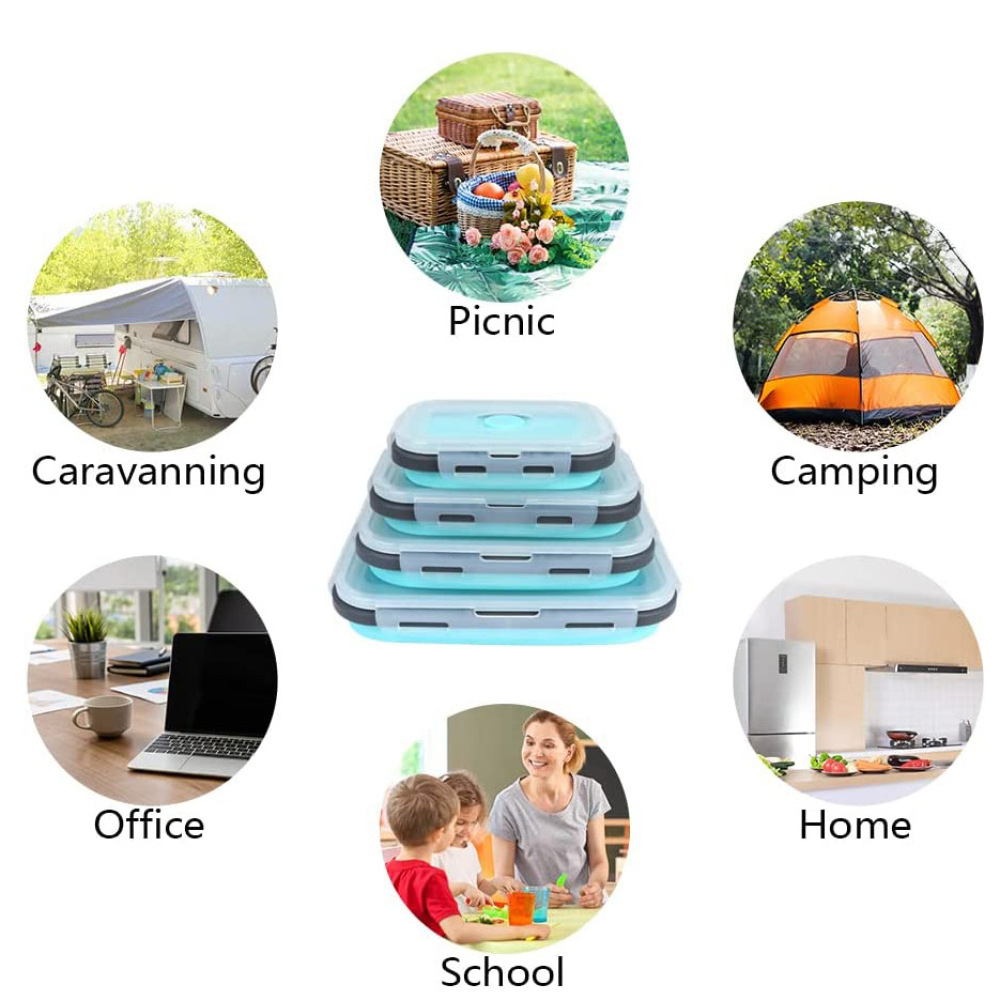Boîte alimentaire pliable en s - Food Storage Non Toxic avis et prix