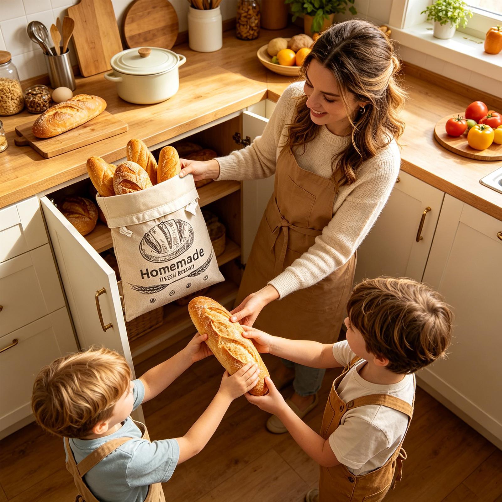 Sac à pain en lin réutilisable - Food Storage Bags Reusable avis et prix