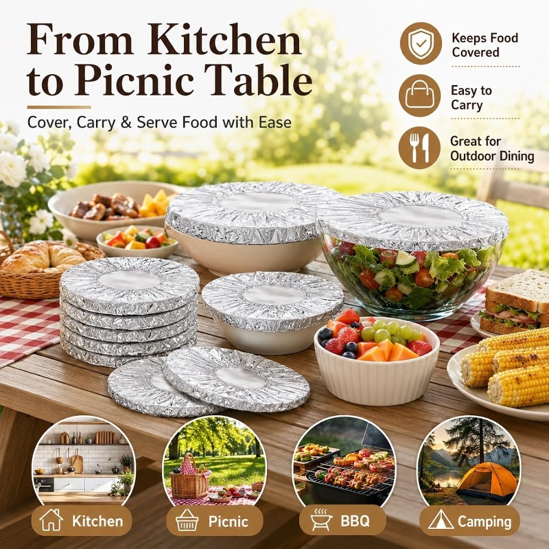 Couvre-aliments jetables en al - Food Storage Aluminum avis et prix