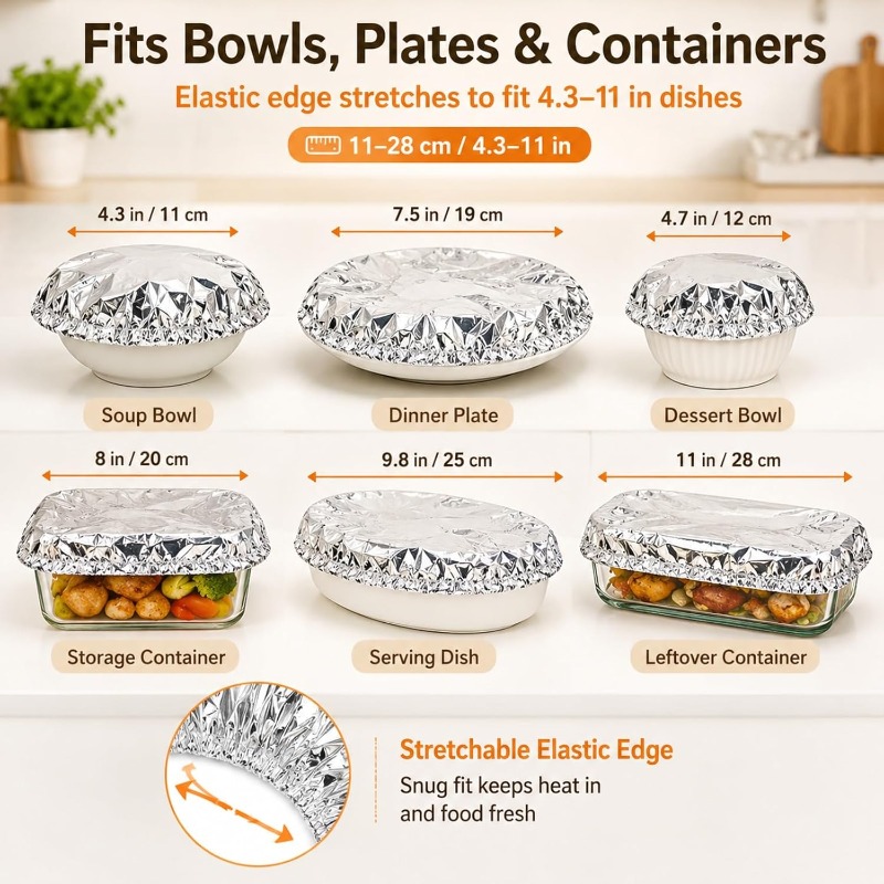 Couvre-aliments jetables en al - Food Storage Aluminum avis et prix