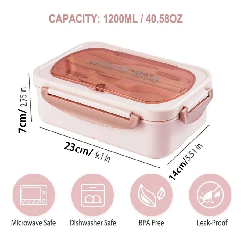 Boîte à bento pour adultes, co - Food Storage With Compartments avis et prix
