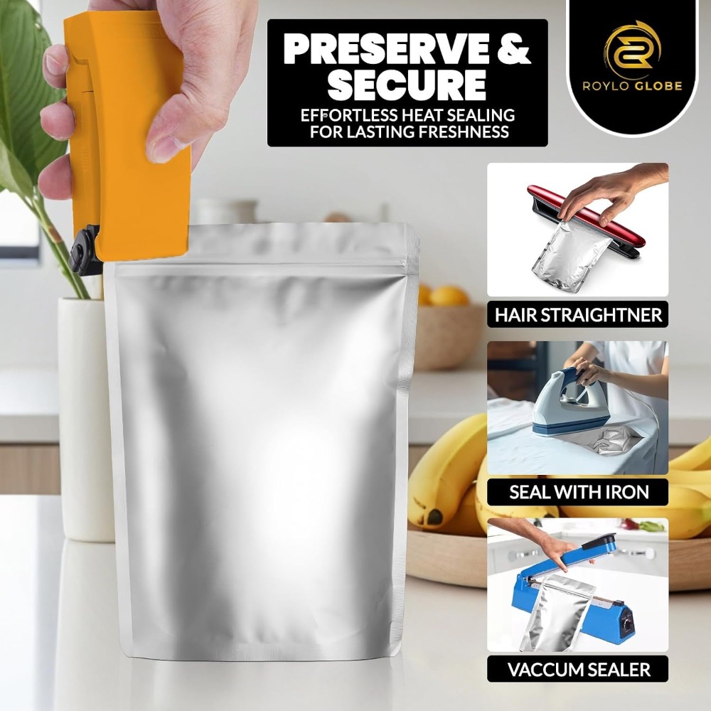 100 sacs en Mylar de 2 quarts  - Food Storage For Long Term avis et prix