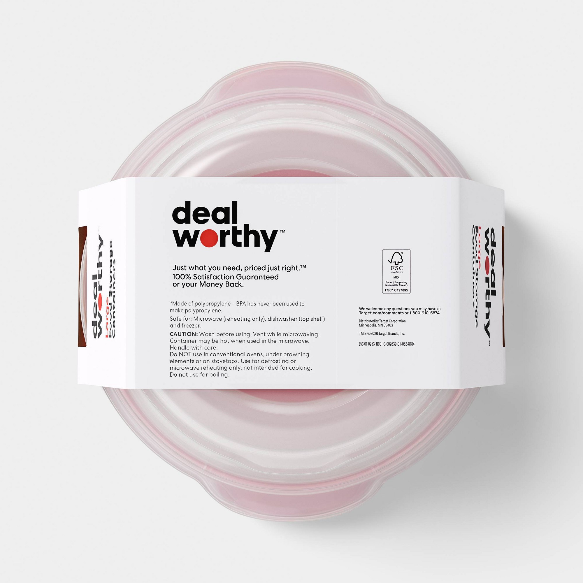 Contenants de stockage aliment - Food Storage Large avis et prix