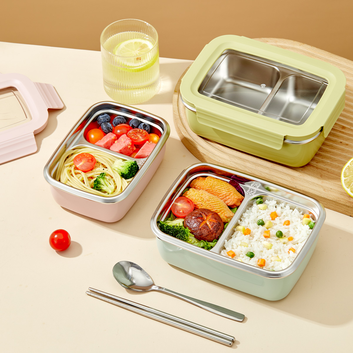 Boîte à déjeuner à compartimen - Food Storage With Compartments avis et prix