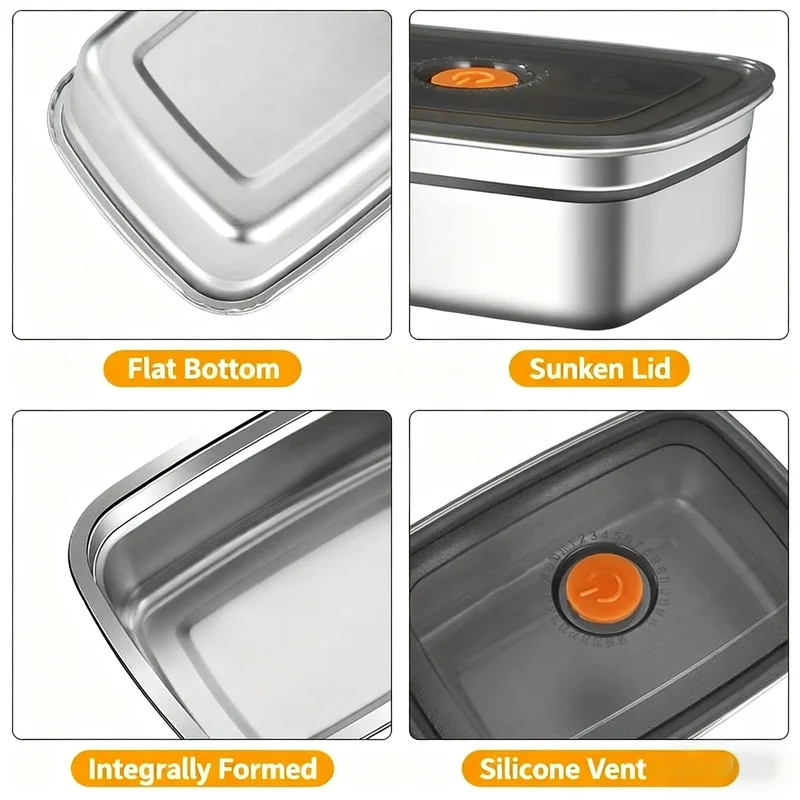 Boîte à bento en acier inoxyda - Xxl Food Storage Container avis et prix