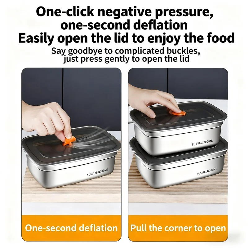 Boîte à bento en acier inoxyda - Xxl Food Storage Container avis et prix