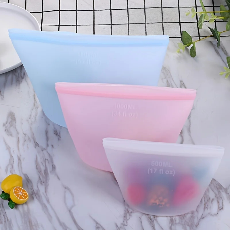 Sacs de conservation réutilisa - Food Storage Silicone Bags avis et prix