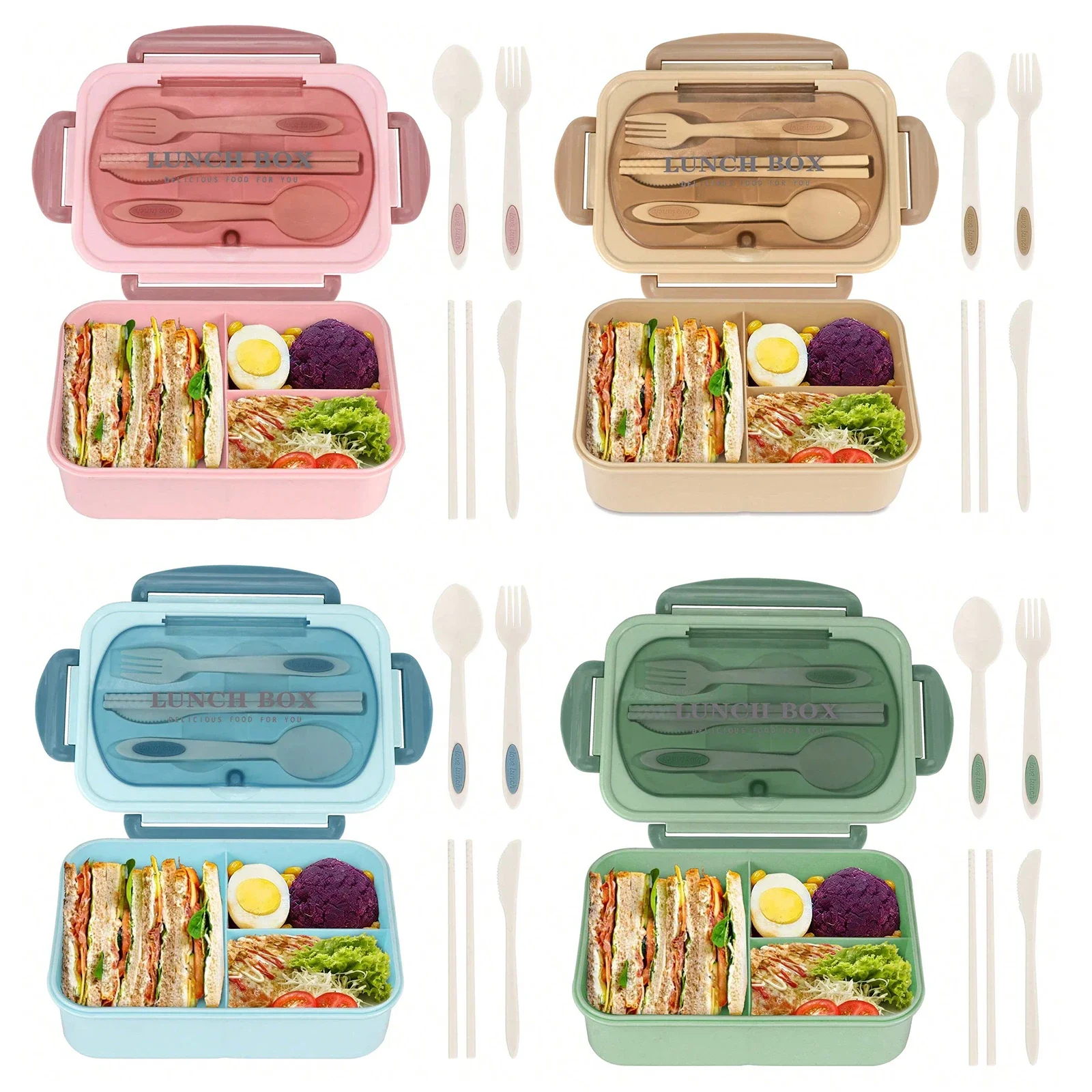 Boîte à déjeuner à 4 compartim - Food Storage With Compartments avis et prix