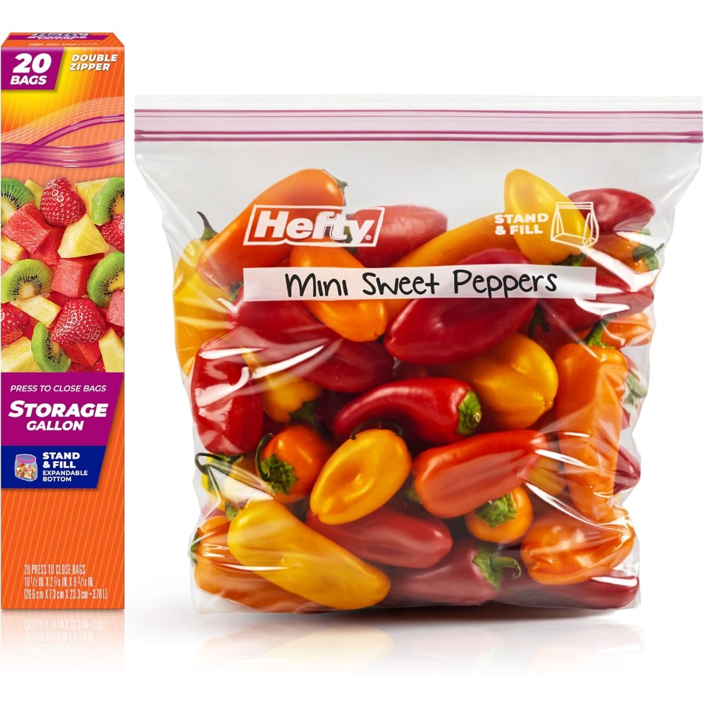 Sacs en plastique refermables  - Food Storage Bags Reusable avis et prix