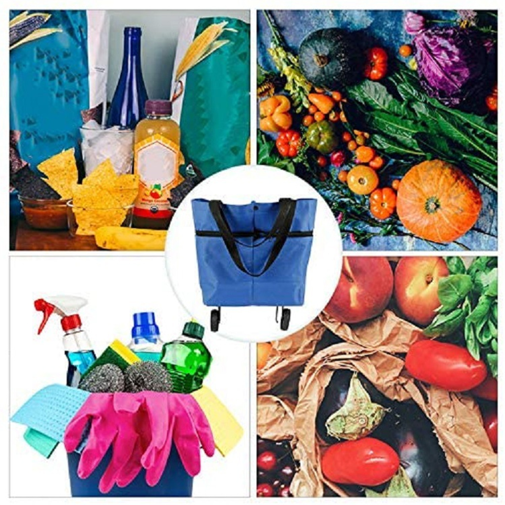 Sac de chariot de courses plia - Food Storage Bags Reusable avis et prix