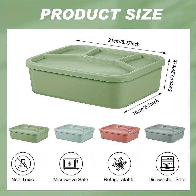 Boîte à lunch en silicone écol - Food Storage With Compartments avis et prix