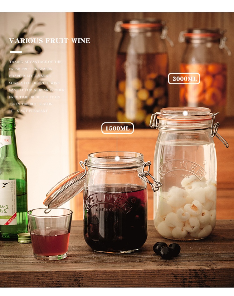 UK Kilner – pot scellé de cuis - Food Storage Uk avis et prix