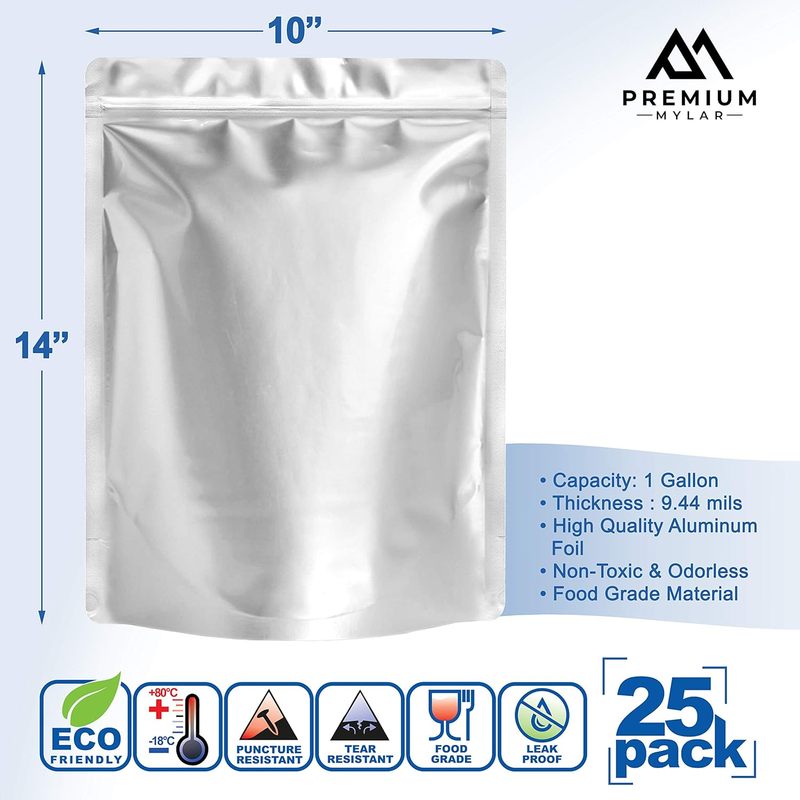 25 sacs en Mylar - 10