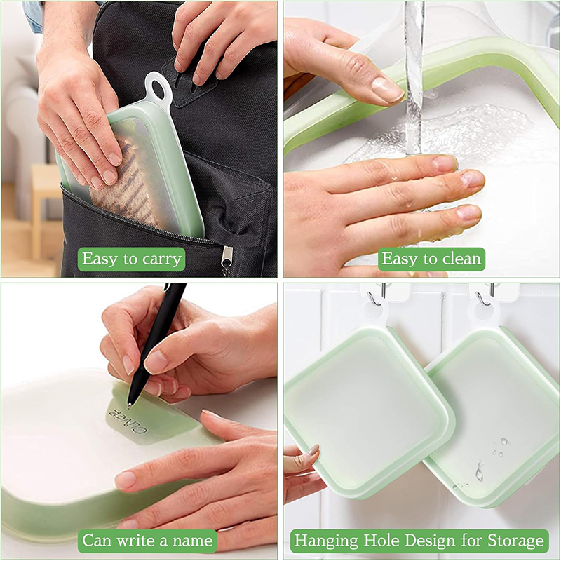 Boîte à Bento à Sandwich en Si - Food Storage Silicone Bags avis et prix
